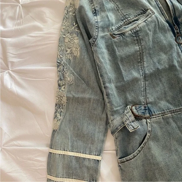 One Teaspoon HEARTLAND EMBROIDERED MARGOT JUMPSUIT - Picture 7 of 7